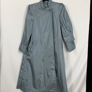 Fleetstreet long bluegrey colored coat size 12